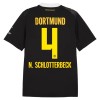 Borussia Dortmund N. Schlotterbeck 4 Vieras 2026-27 - Jalkapallo Pelipaidat (S/S) Borussia Dortmund N. Schlotterbeck 4 Vieras 2026-27 - Jalkapallo Pelipaidat (S/S)
