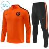 Alankomaat Lasten Training Huppari Quarter-Zip Oranssi 2026-27 Alankomaat Lasten Training Huppari Quarter-Zip Oranssi 2026-27