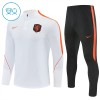Alankomaat Lasten Training Huppari Quarter-Zip Valkoinen 2026-27 Alankomaat Lasten Training Huppari Quarter-Zip Valkoinen 2026-27