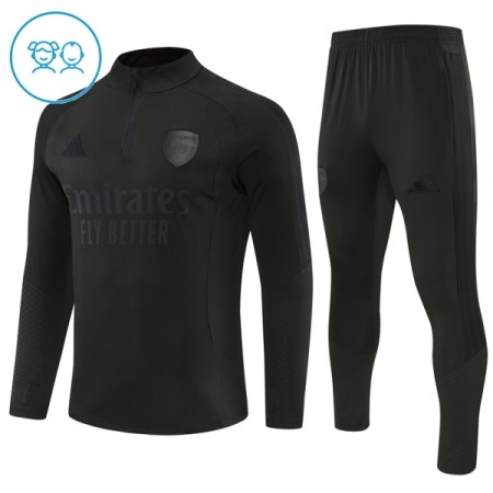 Arsenal Lasten Training Huppari Quarter-Zip Musta 2026-27 Arsenal Lasten Training Huppari Quarter-Zip Musta 2026-27
