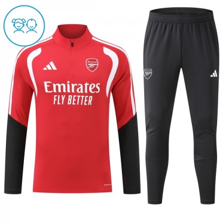 Arsenal Lasten Training Huppari Quarter-Zip Punainen 2026-27 Arsenal Lasten Training Huppari Quarter-Zip Punainen 2026-27
