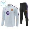 Barcelona Lasten Training Huppari Quarter-Zip Valkoinen 2026-27 Barcelona Lasten Training Huppari Quarter-Zip Valkoinen 2026-27