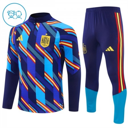 Espanja Lasten Training Huppari Quarter-Zip Sininen 2026-27