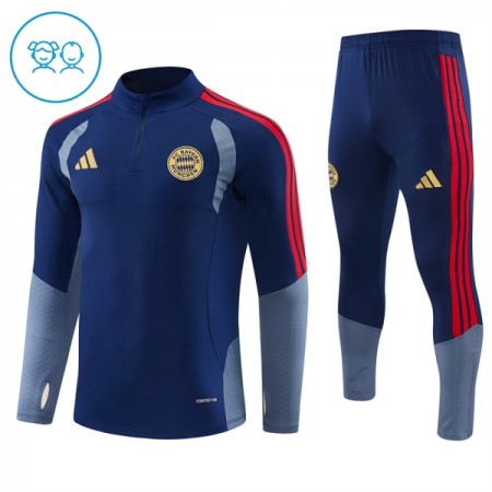 FC Bayern München Lasten Training Huppari Quarter-Zip Sininen 2026-27 FC Bayern München Lasten Training Huppari Quarter-Zip Sininen 2026-27