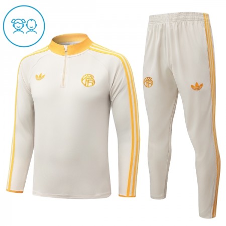 FC Bayern München Lasten Training Huppari Quarter-Zip Valkoinen 2026-27 FC Bayern München Lasten Training Huppari Quarter-Zip Valkoinen 2026-27