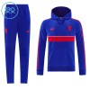Manchester United Hoodie Lasten Training Huppari Sininen 2026-27 Manchester United Hoodie Lasten Training Huppari Sininen 2026-27