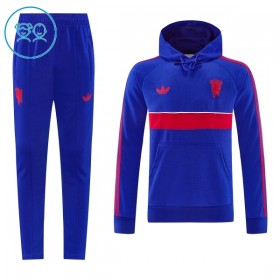 Manchester United Hoodie Lasten Training Huppari Sininen 2026-27