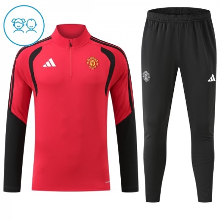 Manchester United Lasten Training Huppari Quarter-Zip Punainen 2026-27