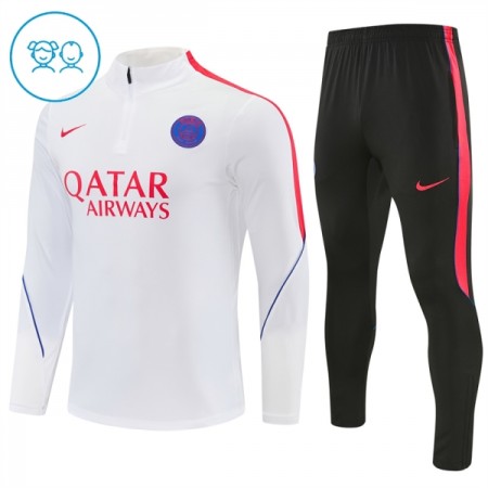 Paris Saint-Germain Lasten Training Huppari Quarter-Zip Valkoinen 2026-27 Paris Saint-Germain Lasten Training Huppari Quarter-Zip Valkoinen 2026-27