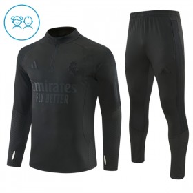 Real Madrid Lasten Training Huppari Quarter-Zip Musta 2026-27