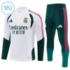 Real Madrid Lasten Training Huppari Quarter-Zip Valkoinen 2026-27 Real Madrid Lasten Training Huppari Quarter-Zip Valkoinen 2026-27