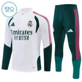 Real Madrid Lasten Training Huppari Quarter-Zip Valkoinen 2026-27