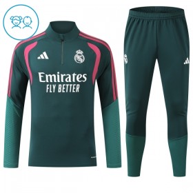 Real Madrid Lasten Training Huppari Quarter-Zip Vihreä 2026-27