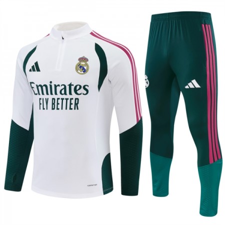Real Madrid Training Huppari Quarter-Zip Valkoinen 2026-27 Real Madrid Training Huppari Quarter-Zip Valkoinen 2026-27