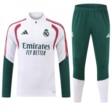 Real Madrid Training Huppari Quarter-Zip Valkoinen 2026-27 Real Madrid Training Huppari Quarter-Zip Valkoinen 2026-27