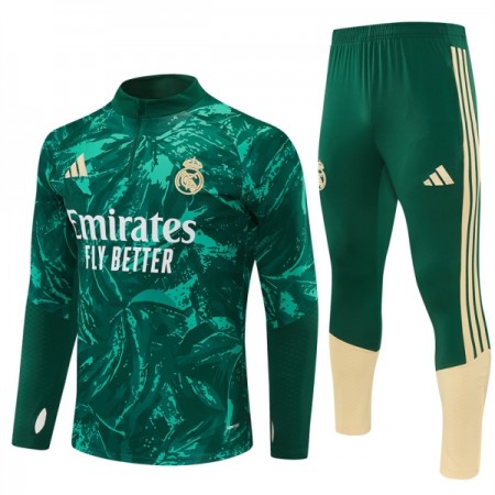 Real Madrid Training Huppari Quarter-Zip Vihreä 2026-27 Real Madrid Training Huppari Quarter-Zip Vihreä 2026-27
