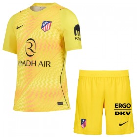 Atlético Madrid Maalivahti Lasten Keltainen 2026-27 - Jalkapallo Pelipaidat (S/S)