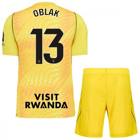 Atlético Madrid Oblak 13 Maalivahti Lasten Keltainen 2026-27 - Jalkapallo Pelipaidat (S/S) Atlético Madrid Oblak 13 Maalivahti Lasten Keltainen 2026-27 - Jalkapallo Pelipaidat (S/S)