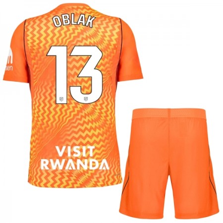 Atlético Madrid Oblak 13 Maalivahti Lasten Oranssi 2026-27 - Jalkapallo Pelipaidat (S/S) Atlético Madrid Oblak 13 Maalivahti Lasten Oranssi 2026-27 - Jalkapallo Pelipaidat (S/S)