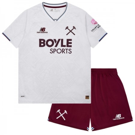 West Ham United Lasten Vieras 2026-27 - Jalkapallo Pelipaidat (S/S) West Ham United Lasten Vieras 2026-27 - Jalkapallo Pelipaidat (S/S)